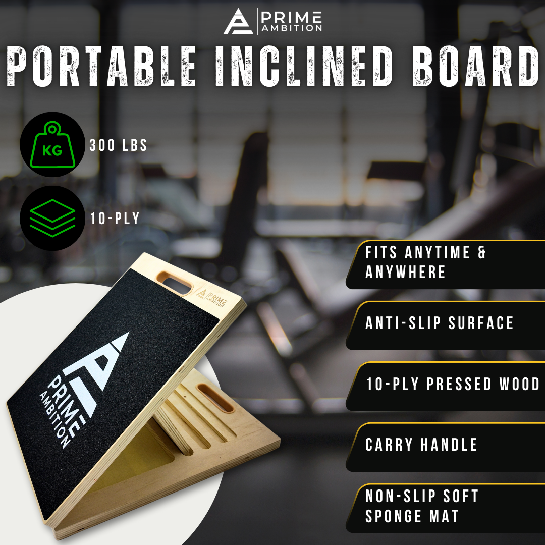 PRIME AMBITION®  Knees Over Toes Collapsible Slant Board