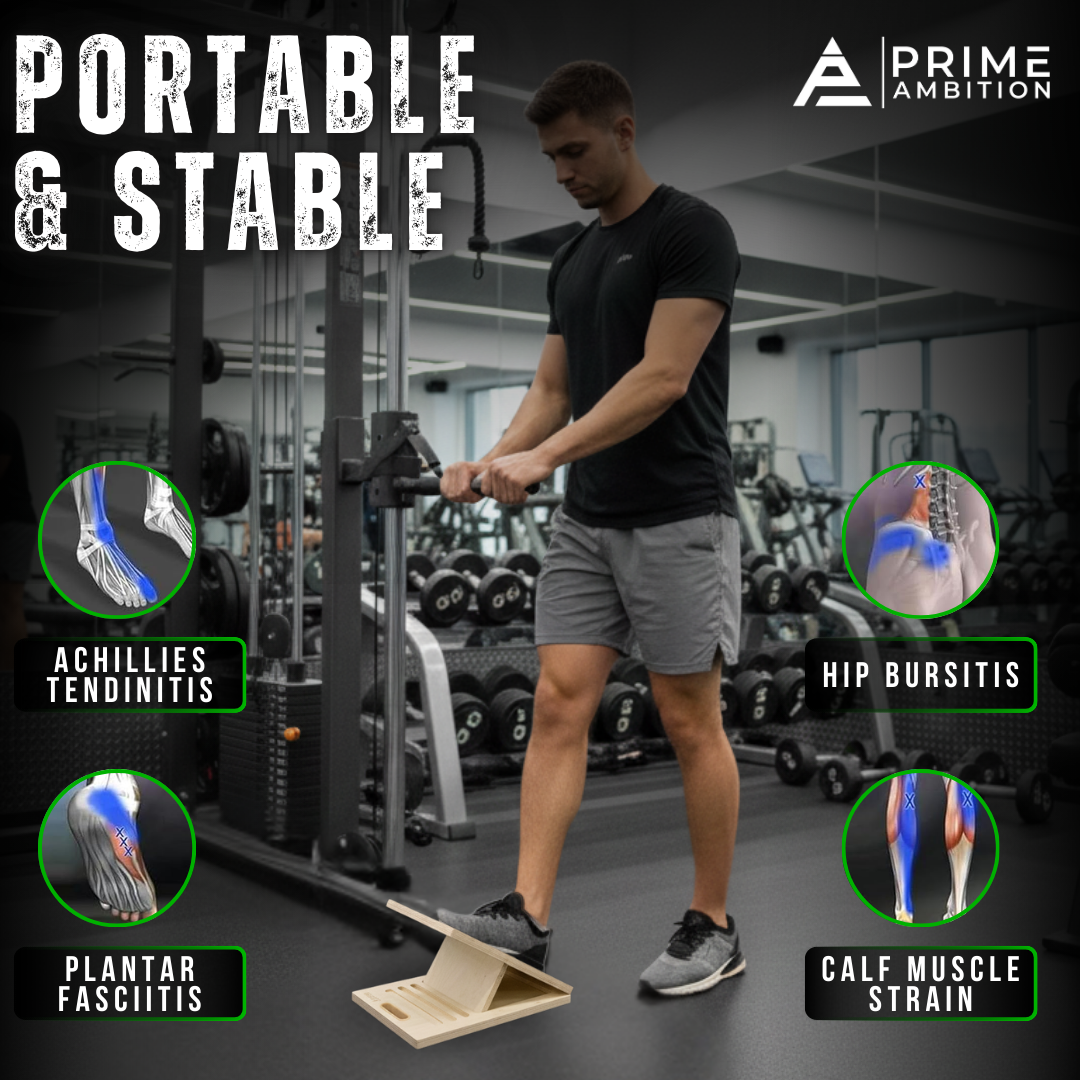 PRIME AMBITION®  Knees Over Toes Collapsible Slant Board