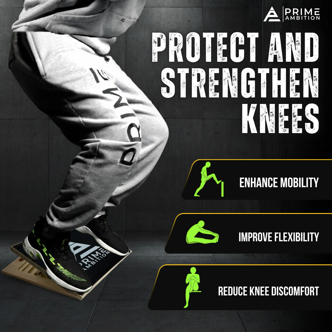 PRIME AMBITION®  Knees Over Toes Collapsible Slant Board