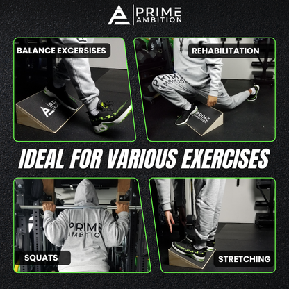 PRIME AMBITION® Knees Over Toes Slant Board