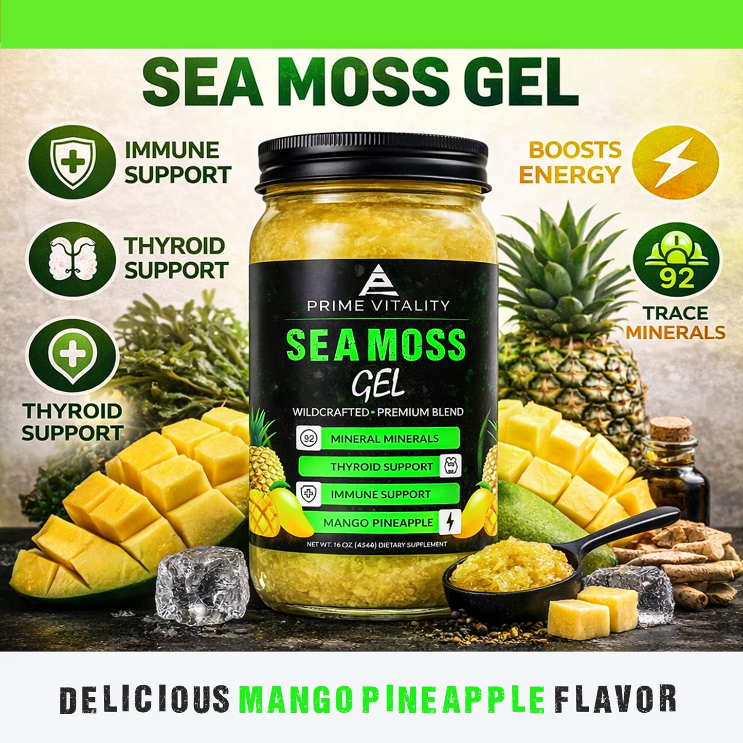 PRIME VITALITY NATURAL SEA MOSS GEL