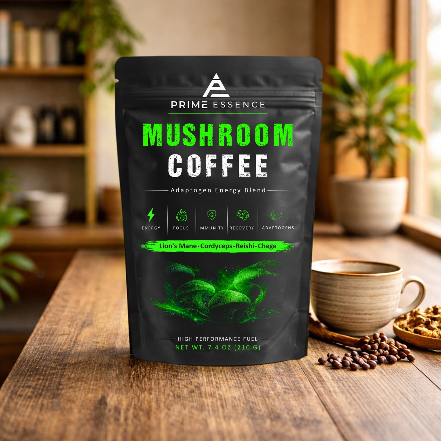 PRIME VITALITY MUSHROOM COFFEE